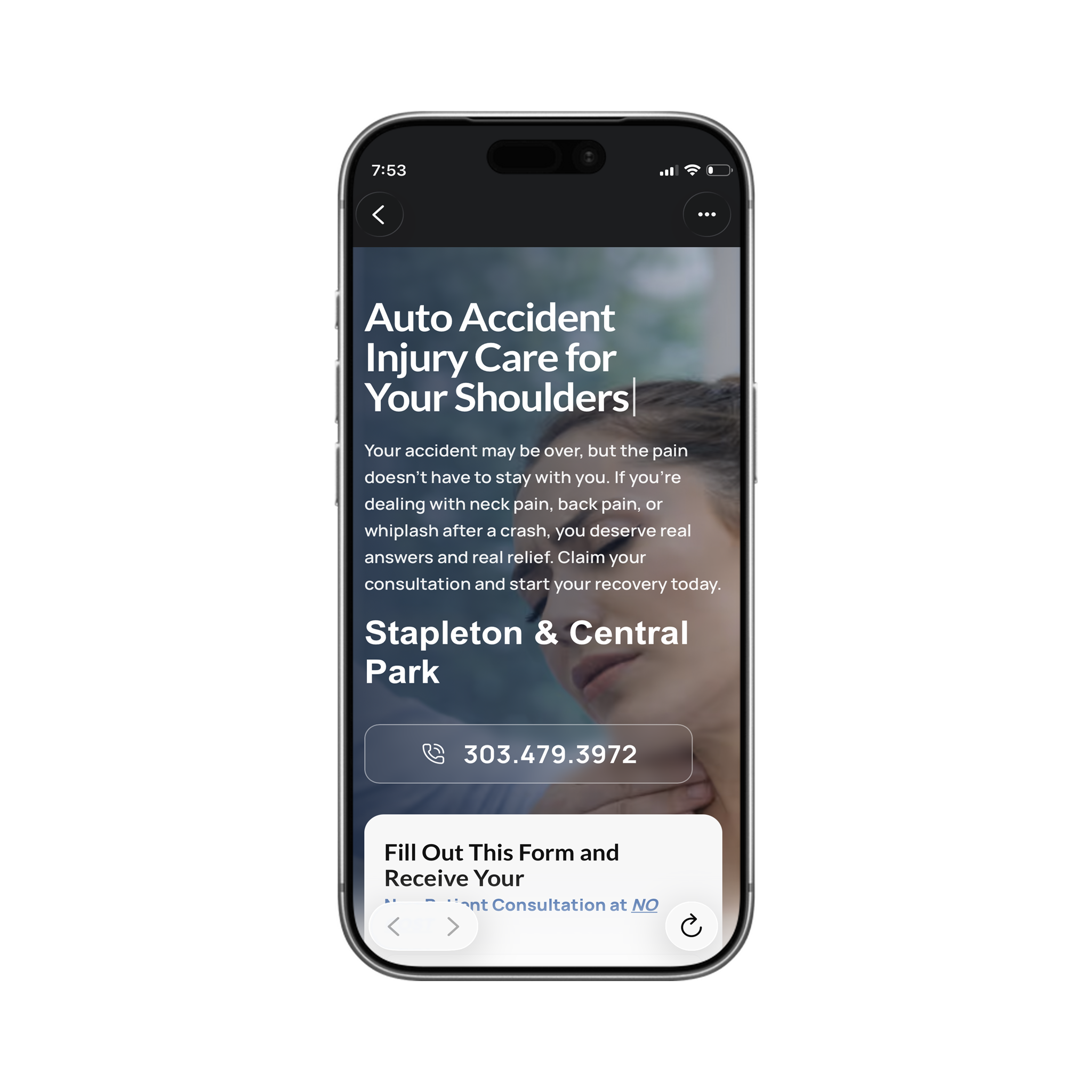 CSOD PPC Auto Injury screenshot